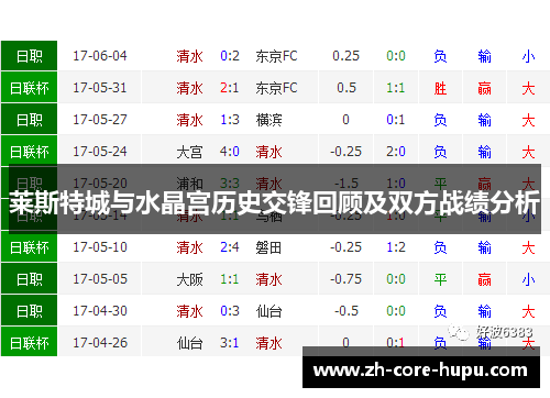 莱斯特城与水晶宫历史交锋回顾及双方战绩分析 莱斯特城与水晶宫历史交锋回顾及双方战绩分析